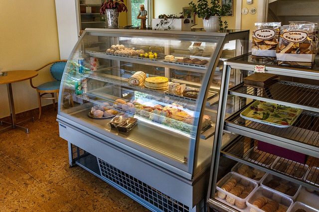 A bakery case