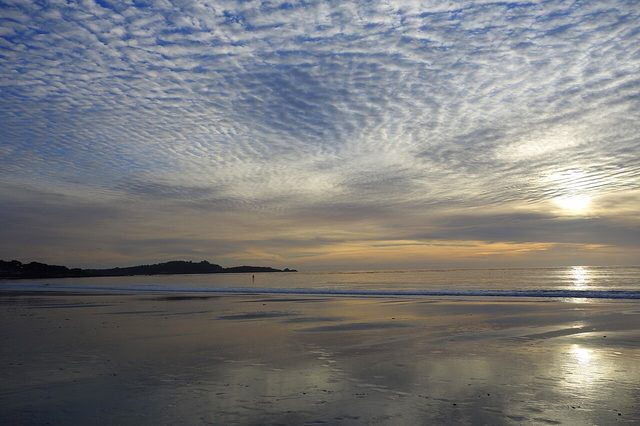 Carmel Beach at sunset